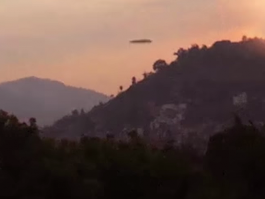 Giant UFO filmed in the skies over Mexico - UFO, Mexico