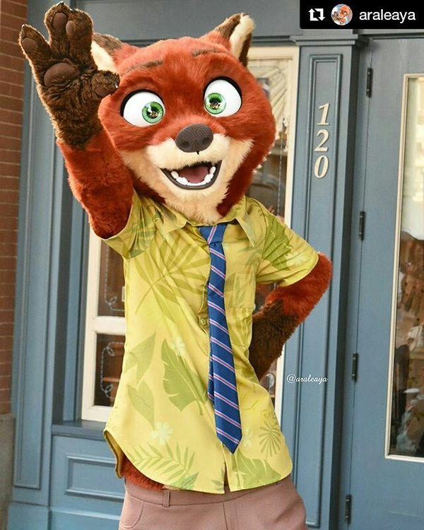 Nick Wilde disneyland