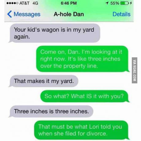 Разговор двух соседей