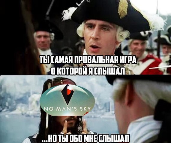 Summarize.. - No man`s sky, Captain Jack Sparrow