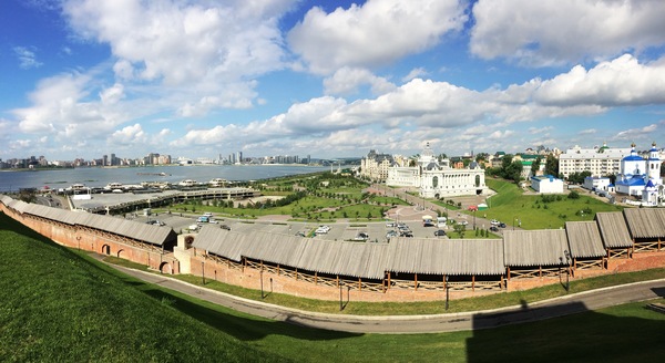 Kazan in summer - My, Kazan, Summer, Панорама, No filters