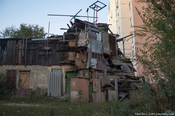Howl's Moving Castle on the Shadow Side of Voronezh - My, Voronezh, , , Stalker, Tanks, Abandoned, House, Longpost, Abandoned