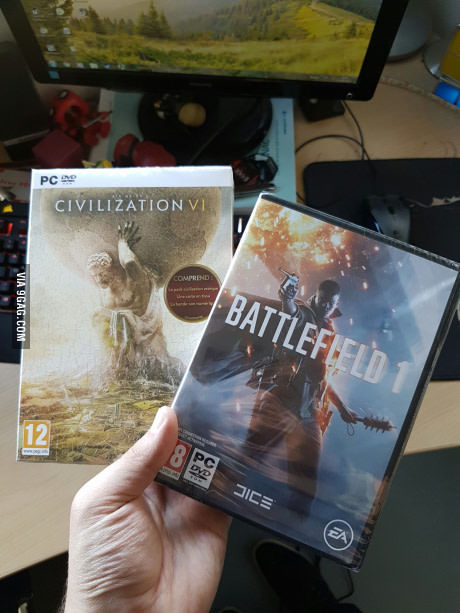 Farewell, my private life! - Images, Games, Battlefield 1, Civilization VI, 9GAG