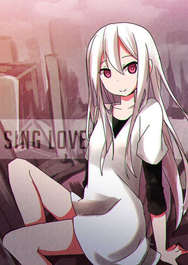 Sing Love - Аниме, Anime Art, Black Rock Shooter, White Rock Shooter, Sing Love, Не аниме, JRPG