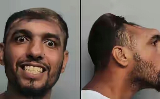 'Man with half a head' arrested in Miami for arson - , The crime, Drugs