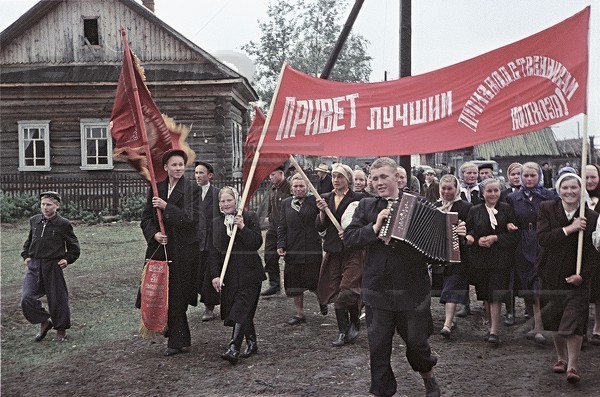 1950 год в цвете. СССР - СССР, История в цветных фото, Длиннопост