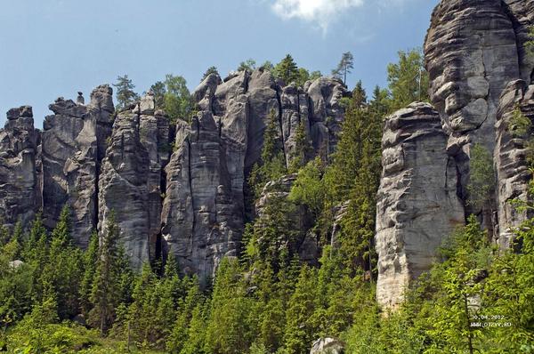 An unusual cluster of rock formations in the Czech Republic - Nature, Tourism, Travels, The rocks, Czech, Longpost