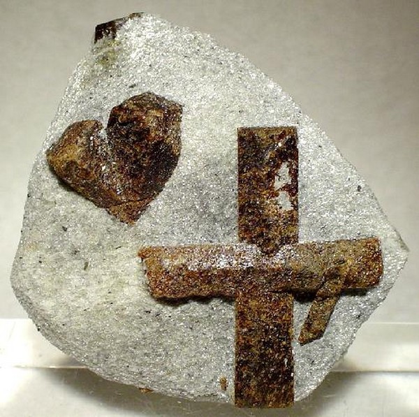 Cross not made by hands... - Stavrolit, Minerals, Nature, Interesting, Longpost