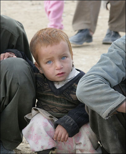 Fair-haired and blue-eyed peoples in the countries of Central and South Asia. - , Interesting, Longpost