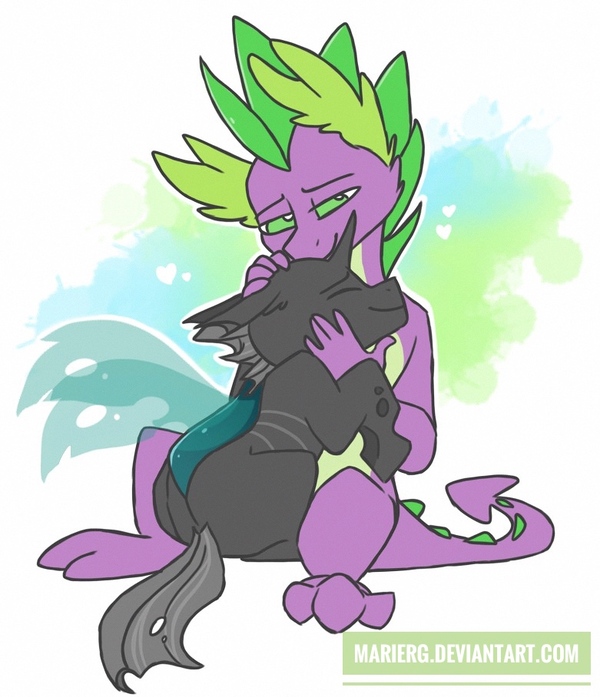 And what if the seamstress does not give? - My little pony, MLP gay, Spike, Shipping, Thorax