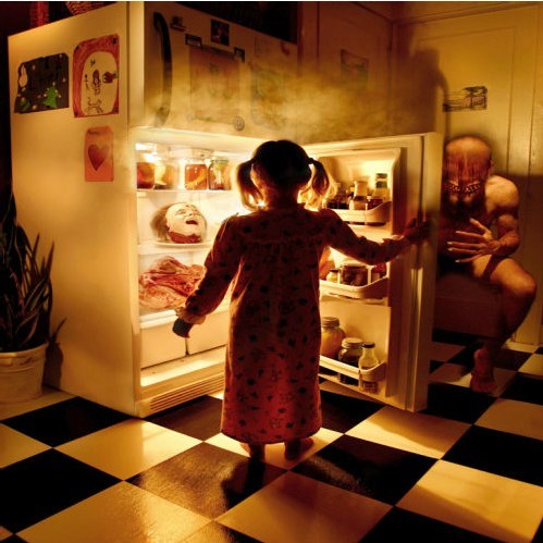 About the fridge... - My, Horror, , Longpost, Tag