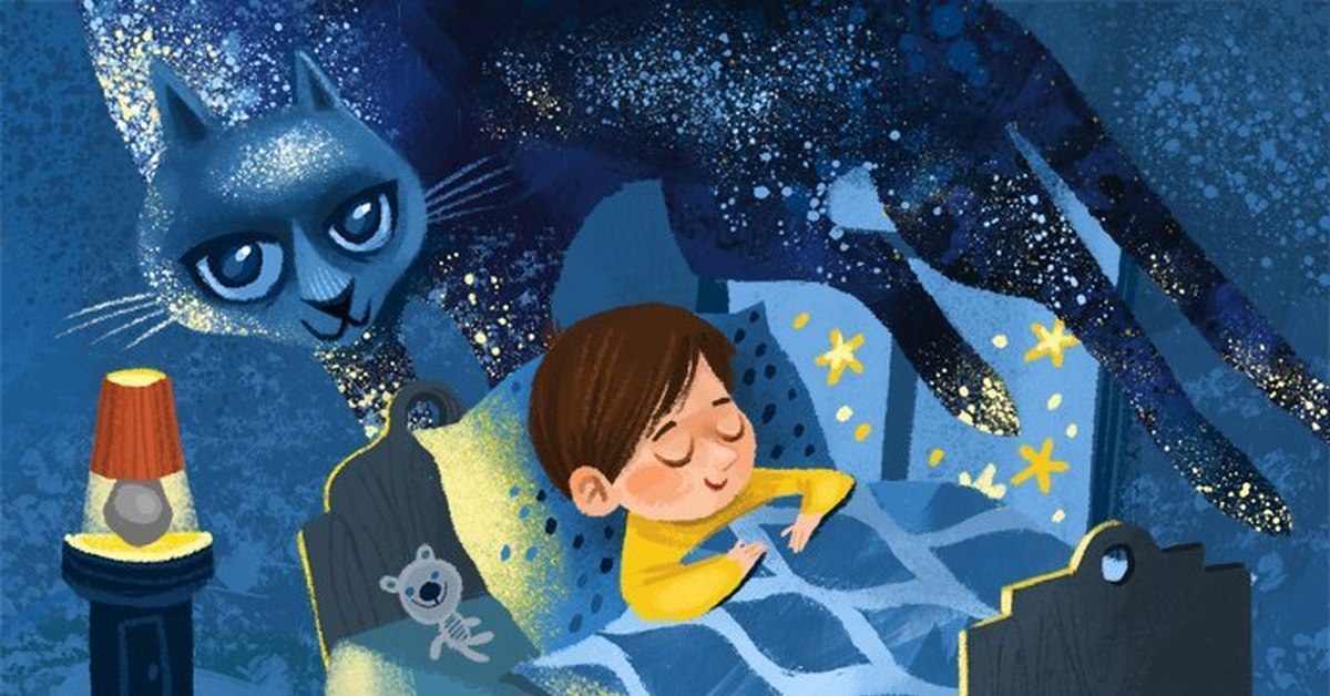 Аудиосказка на ночь сундучок историй. Кот охраняет сон. Сказки на ночь. Колыбельная для детей.