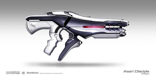 Shotgun Mass Effect - Mass effect, Craft, Weapon, Longpost, Creation, Computer games