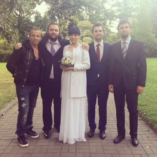 On the wedding day, a friend met Ivan Okhlobystin - My, Ivan Okhlobystin, Wedding, Photo, Friends, My