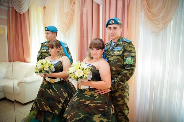 Wedding in the style of the Airborne Forces - Wedding, Airborne forces, Tjournal, Video