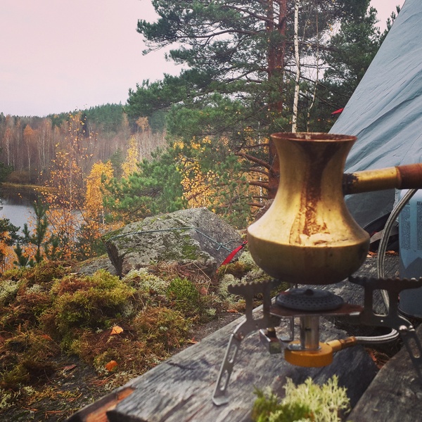 Good morning Karelia - My, Photo, Morning, Карелия, Coffee