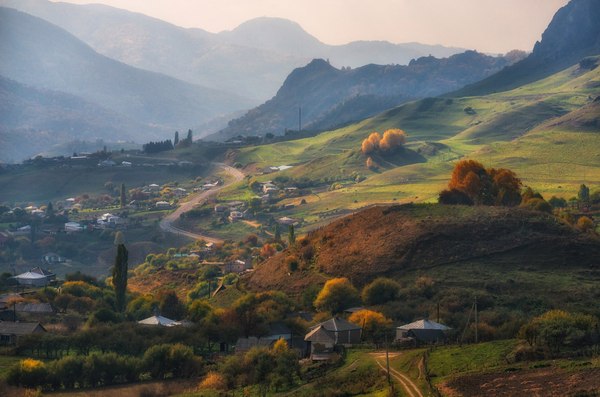 Elbrus - North Caucasus, Elbrus, The mountains, The sun, Autumn, Russia, Nature, Photo, Longpost