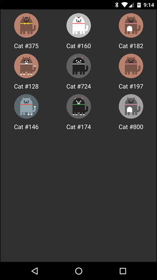 Collecting cats in Android 7 Nougat - My, cat, Android, Nougat, Пасхалка, Longpost