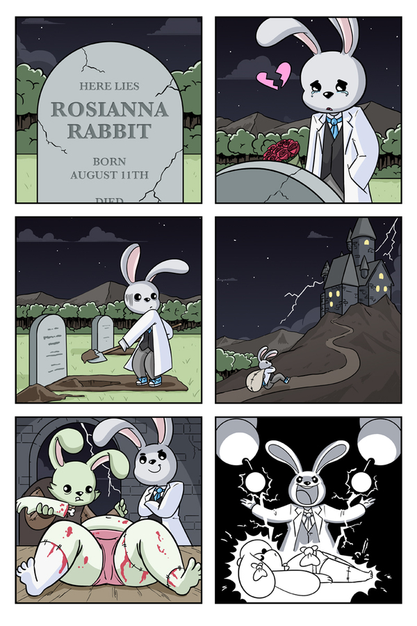 Rosianna rabbit - Rosianna rabbit, Comics, Frankenstein, Longpost