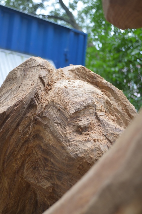 Thank you mom! Incredibly touching video - Alexander Ivchenko, Chainsaw sculpture, Voronezh, Chainsaw, , Monument, Video, Longpost