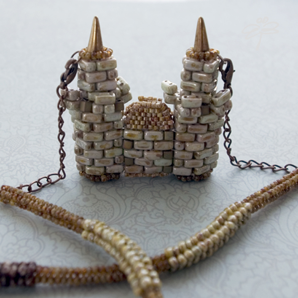 my castle - My, Lock, , Beads, , My, Decoration, Beading, Longpost