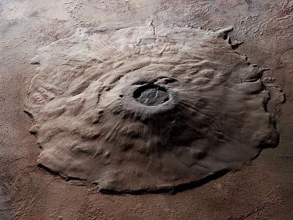 Олимп — потухший вулкан на Марсе Марс, Планета, Космос, Астрономия, Вулкан, Вселенная, Длиннопост, Фотография, Внеземные вулканы, Вулкан Олимп (планета Марс)