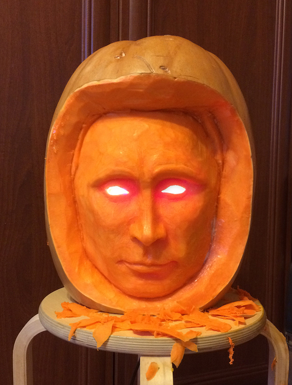 Everyone has their own nightmares - Politicians, Vladimir Putin, , Pumpkin, Halloween