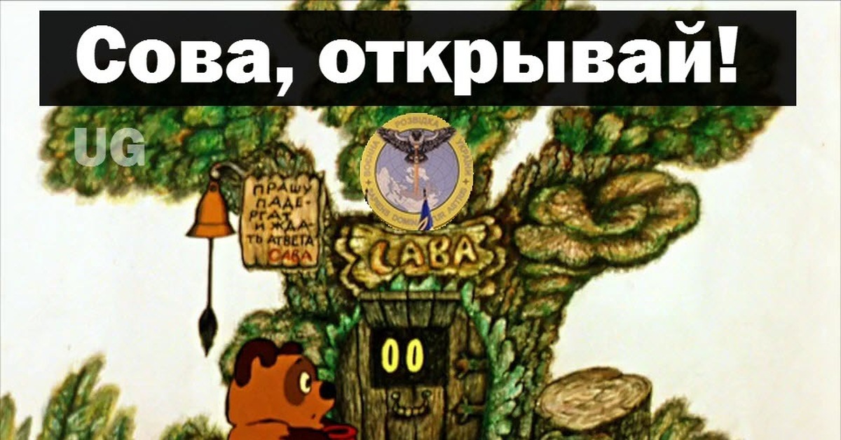 Согласно плану местности домики винни пуха пятачка совы