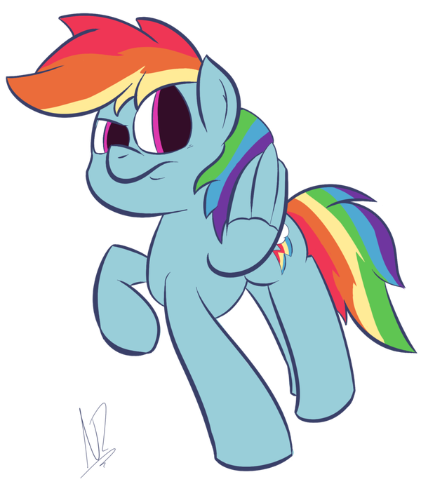 "What do you say about me?" My Little Pony, Rainbow Dash