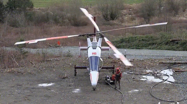 Kaman K-MAX Kaman k-max, Винт, Вертолет, Гифка
