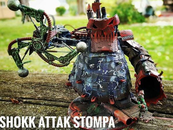 stompa - Warhammer 40k, Modeling, Miniature, Orcs, , Longpost