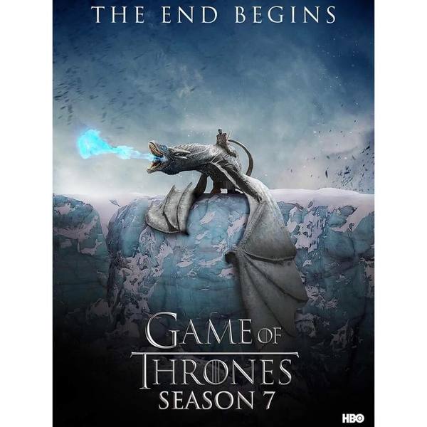 King - Game of Thrones, Spoiler, King of the night, Poster, The Dragon