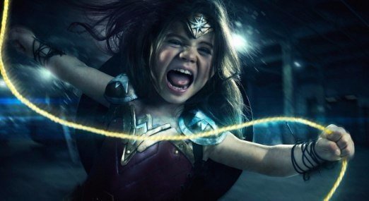 The photographer gave his daughter a photo shoot in the style of Wonder Woman. - PHOTOSESSION, Father, Daughter, Cosplay, Longpost