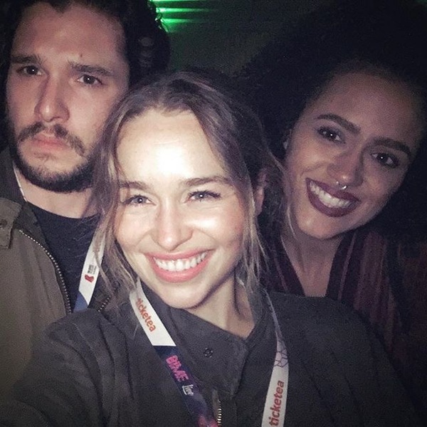 What are Jon Snow, Daenerys and Missandei doing during their Game of Thrones break? Rock out at The Chemical Brothers concert! - Game of Thrones, Jon Snow, Daenerys Targaryen, Missandei