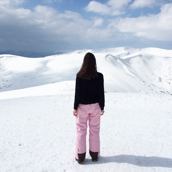 Carpathians - My, The mountains, Carpathians, Snow, beauty, Travels, Girls