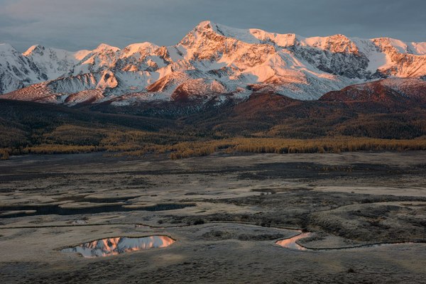 Курайская степь Курайская степь, Республика Алтай, Россия, Фото, Природа, Пейзаж, Надо съездить, Туман, Длиннопост