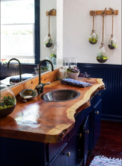 Home idea #44. Very nice replacement for standard countertops. - Idea for home, Kitchen