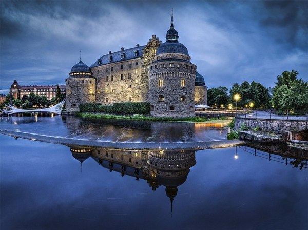 Orebro Castle, Sweden - Landscape, beauty, Lock, Sweden