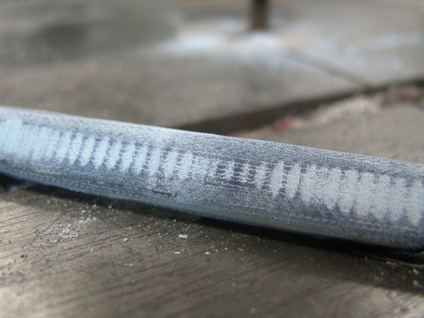 Рукоятка ножа из старых джинс (плюс эпоксидная смола и отвердитель) Крафт, Длиннопост, Нож, Рукоятка, Изготовление, Джинсы