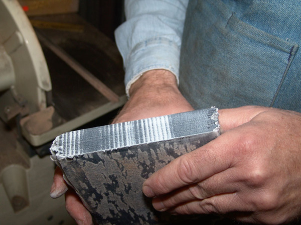 Рукоятка ножа из старых джинс (плюс эпоксидная смола и отвердитель) Крафт, Длиннопост, Нож, Рукоятка, Изготовление, Джинсы