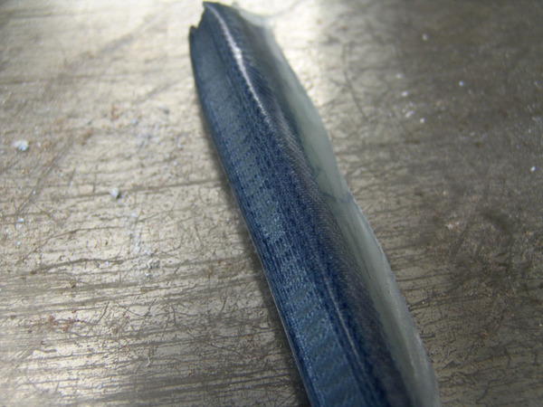 Рукоятка ножа из старых джинс (плюс эпоксидная смола и отвердитель) Крафт, Длиннопост, Нож, Рукоятка, Изготовление, Джинсы