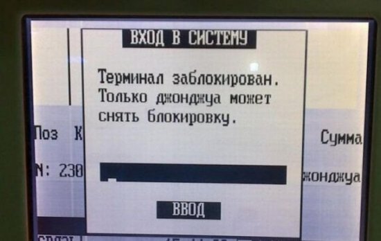 Кто, кто? - Терминал, Блокировка, Вход в систему, Юмор, Пароль