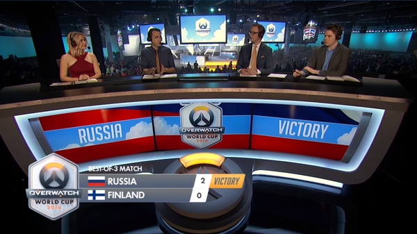 Russia defeats Finland 2:0. - Overwatch, Championship, Blizzard, , Blizzcon