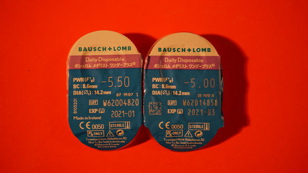    (Bausch+Lomb daily, -5, -5,5)  , , 