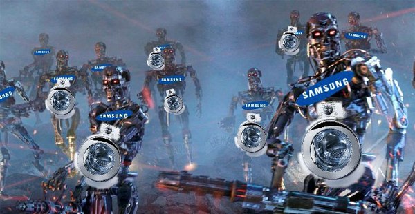 Terminator 3: rise of the machines (washing machines) - Sumsung, Washing machine, Rise of the Machines, In contact with