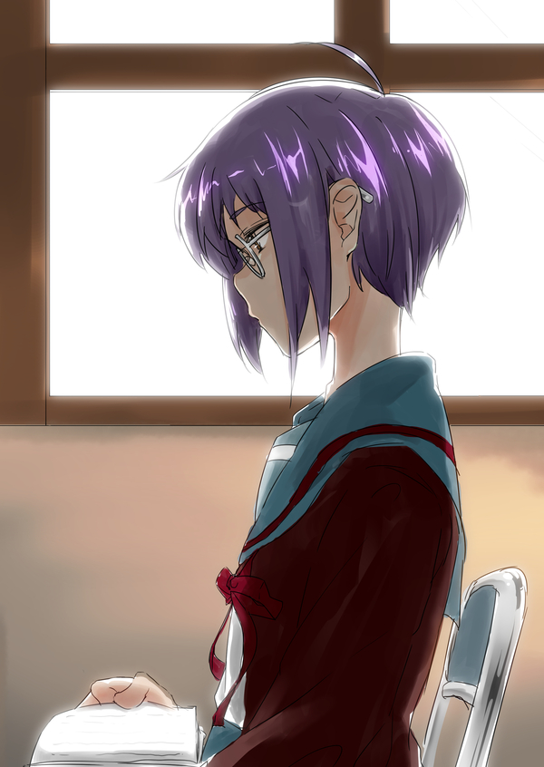 Nagato - Anime, Suzumiya Haruhi no Yuuutsu, , , Longpost, Nagato Yuki