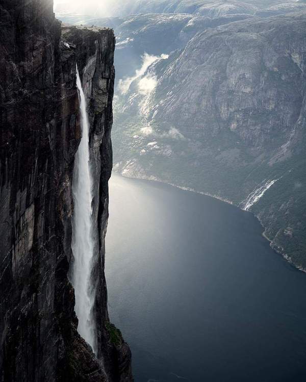 Why don't people fly? - The rocks, Waterfall, Norway, Fjords