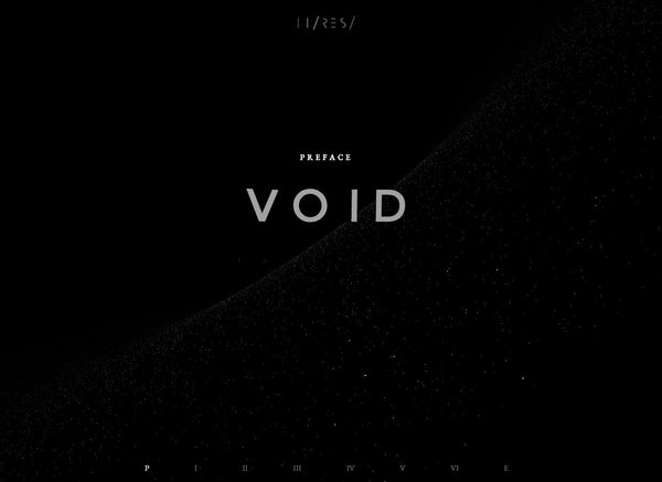 Simply beautiful interactive animation - Void, Flash, Animation