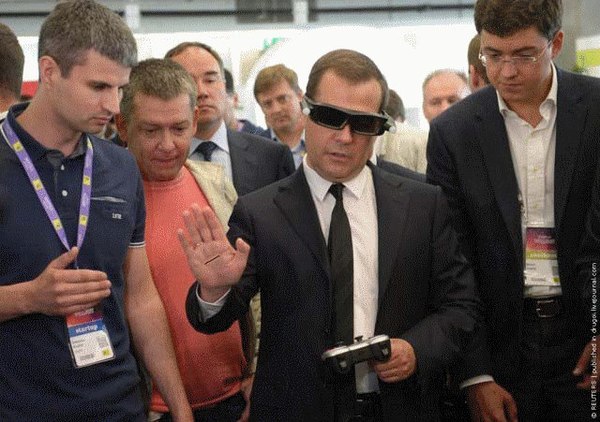 And can you touch it? - Dmitry Medvedev, Skolkovo, Breast