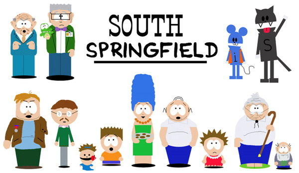    South Park, , , Simpsons